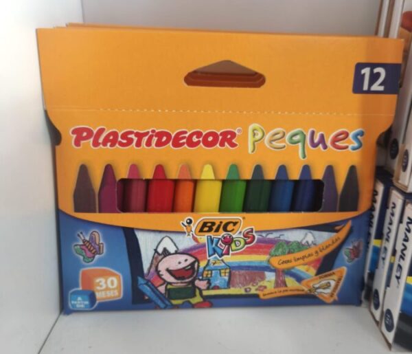 Lápices de Cera BIC Kids Plastidecor Peques